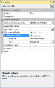 Doctrine 2 object property editor