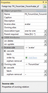 Doctrine 2 association properties