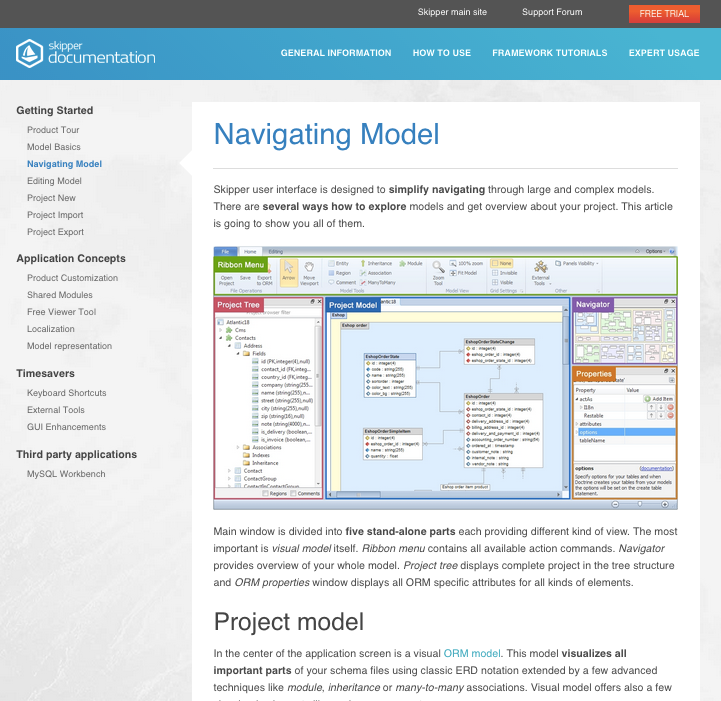 New documentation visual style